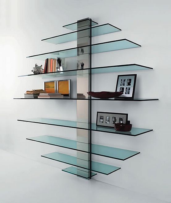 Glass discount rack shelf